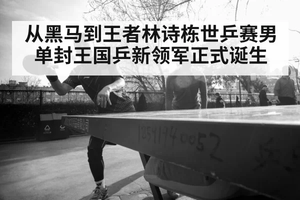 从黑马到王者林诗栋世乒赛男单封王国乒新领军正式诞生