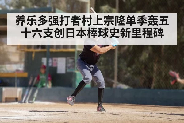 养乐多强打者村上宗隆单季轰五十六支创日本棒球史新里程碑